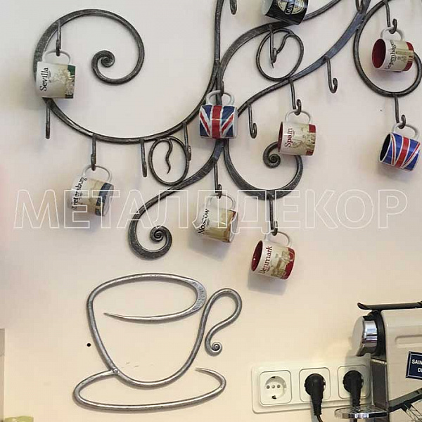 Настенное панно для кружек Кофе