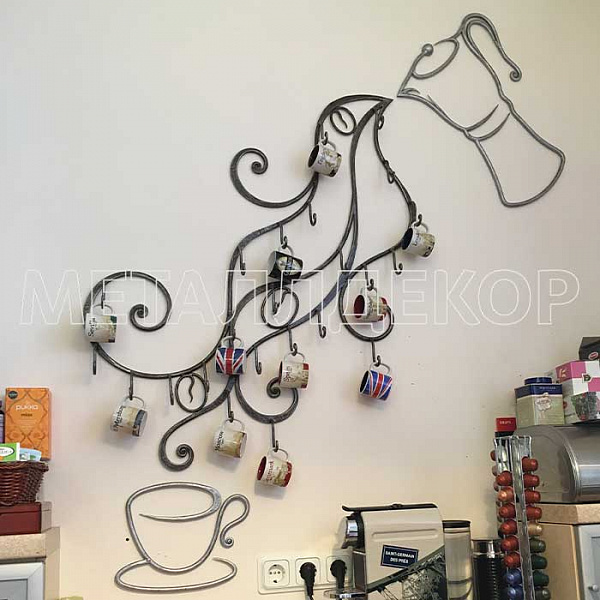 Настенное панно для кружек Кофе