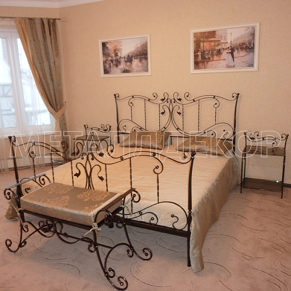  Кованая кровать Лира 160